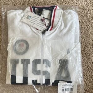 Ralph Lauren Polo Team USA White Olympic Zip-Up Jacket
